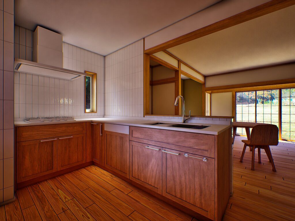 リビング、ダイニング、そしてオープンなキッチンまで、仕切りのない一つの大空間です。処分を検討していた空き家も、現代のニーズに合わせたリノベーションで、再び家族が集う場所に生まれ変わります。